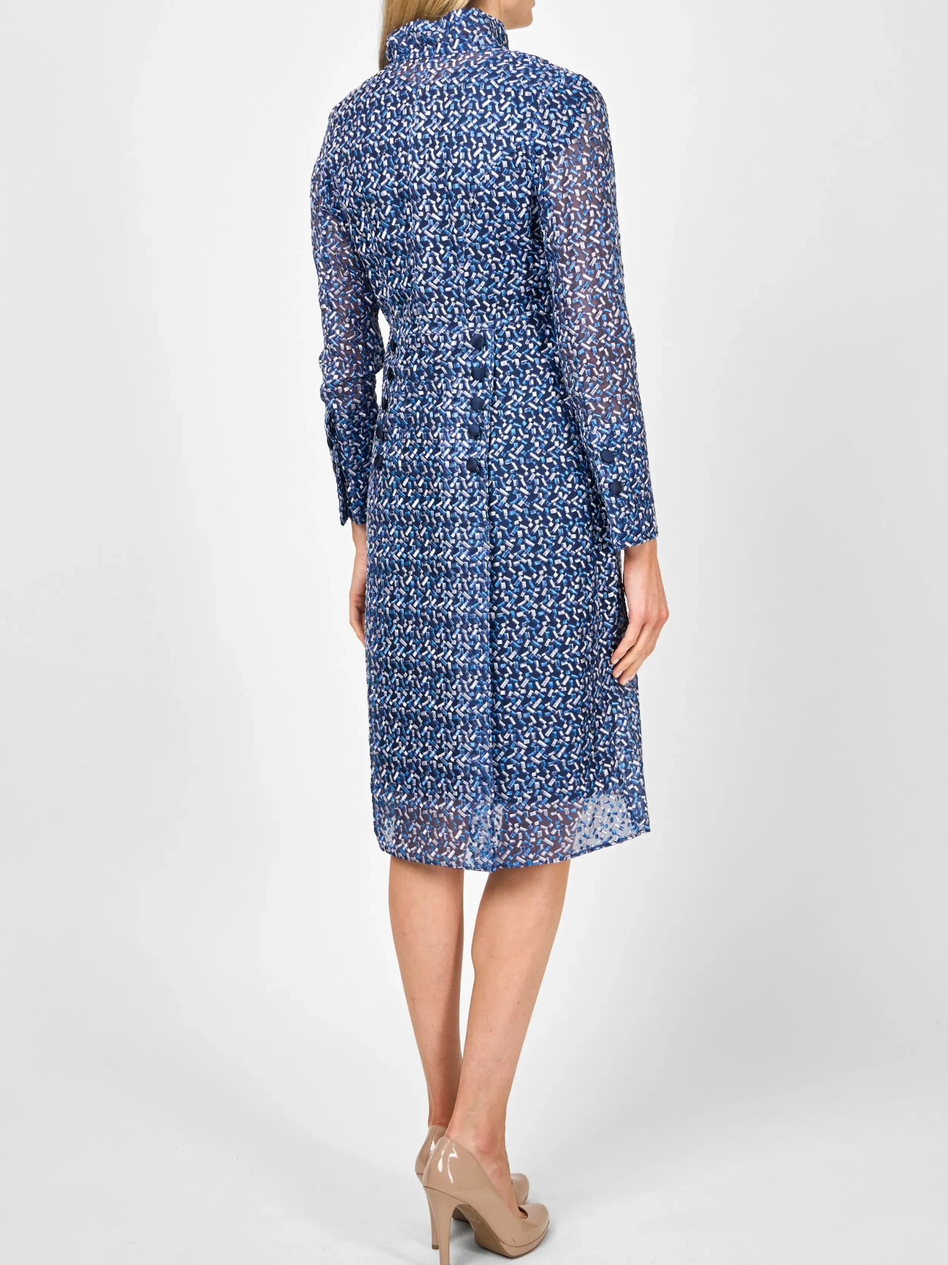 Favourbrook Belgravia Coat Navy Nene Silk Organza-Women Mother Of The Bride | Jackets & Coats