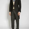 Favourbrook Black Chesham Wool Morning Coat - Ascot- Royal Ascot | Occasionwear