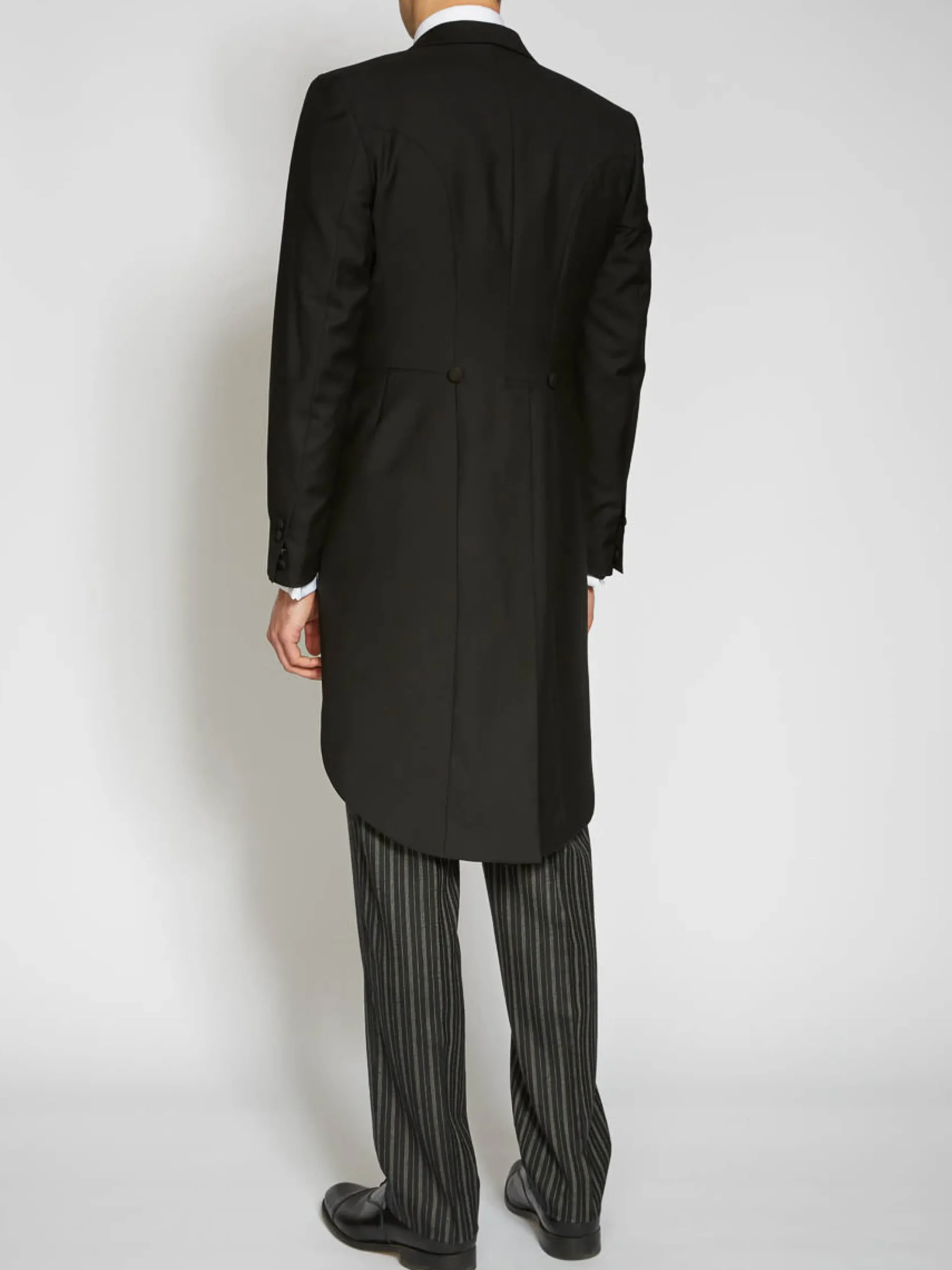 Favourbrook Black Chesham Wool Morning Coat- Occasionwear | Morning Coats