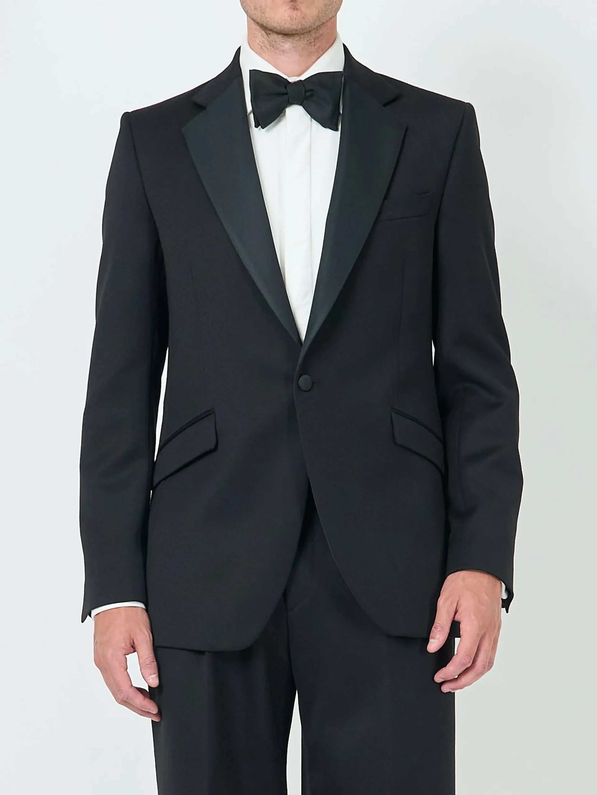 Favourbrook Black Hampton Tommy Dinner Jacket- Occasionwear | Dinner Jackets