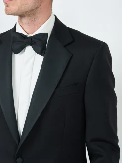 Favourbrook Black Hampton Tommy Dinner Jacket- Occasionwear | Dinner Jackets