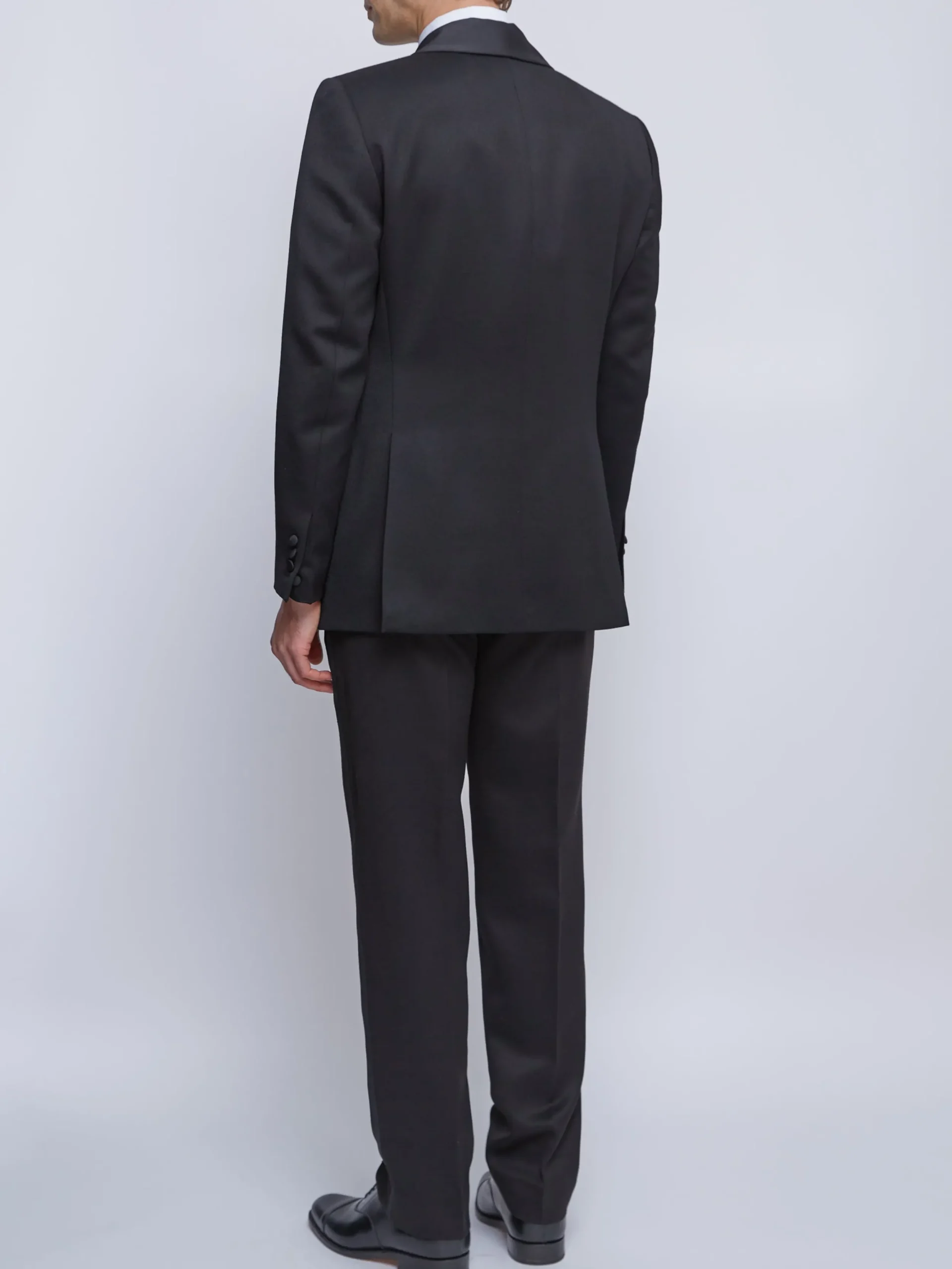 Favourbrook Black Hampton Wool Shawl Lapel Dinner Jacket- Occasionwear | Dinner Jackets