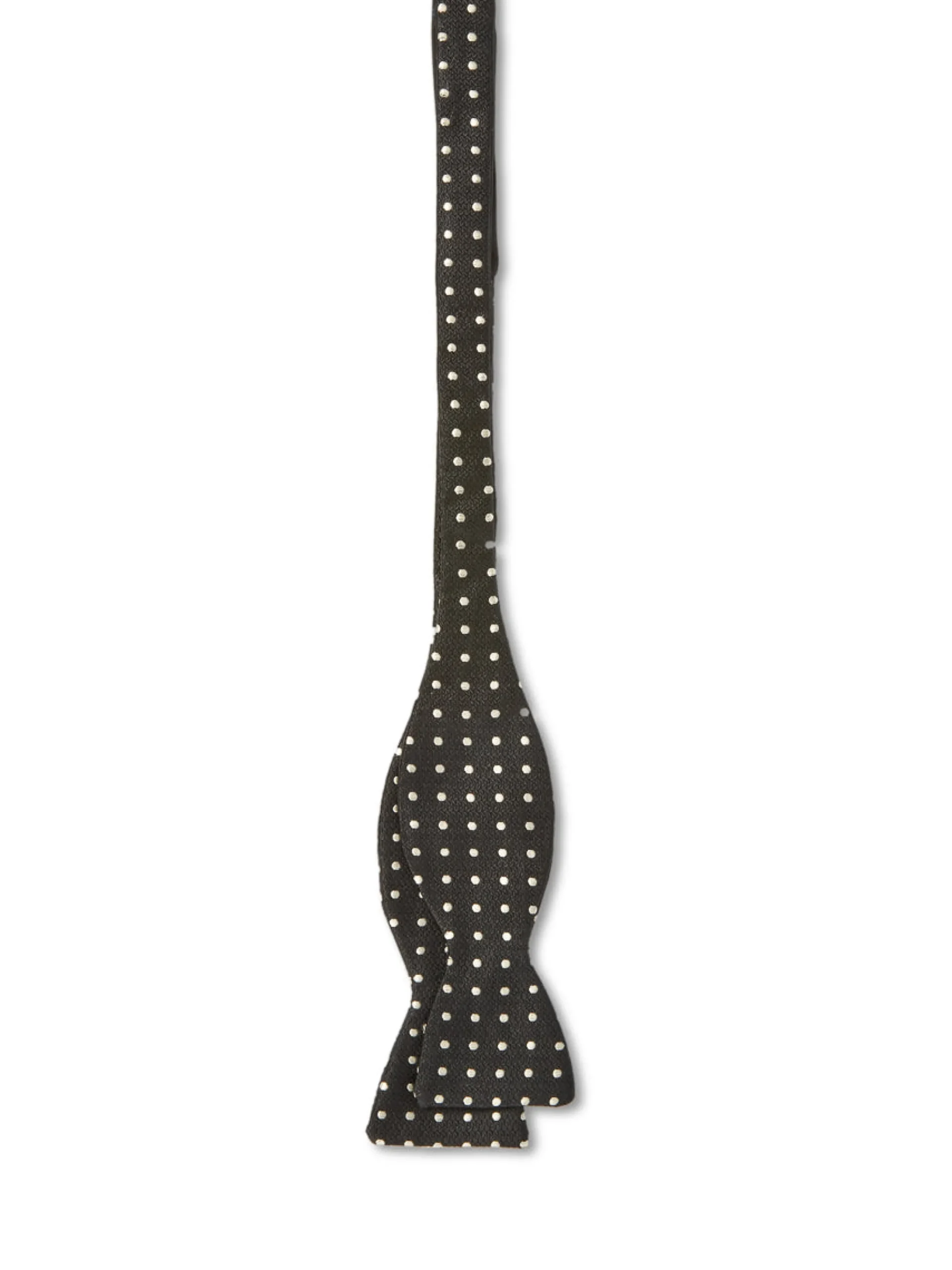 Favourbrook Black Pickwick Silk Bow Tie- Bow Ties