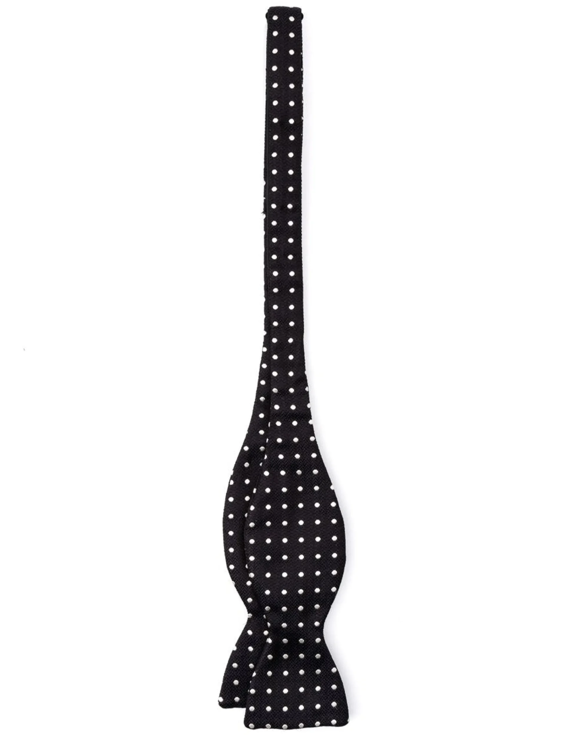 Favourbrook Black Pickwick Silk Large Party Bow Tie- Bow Ties