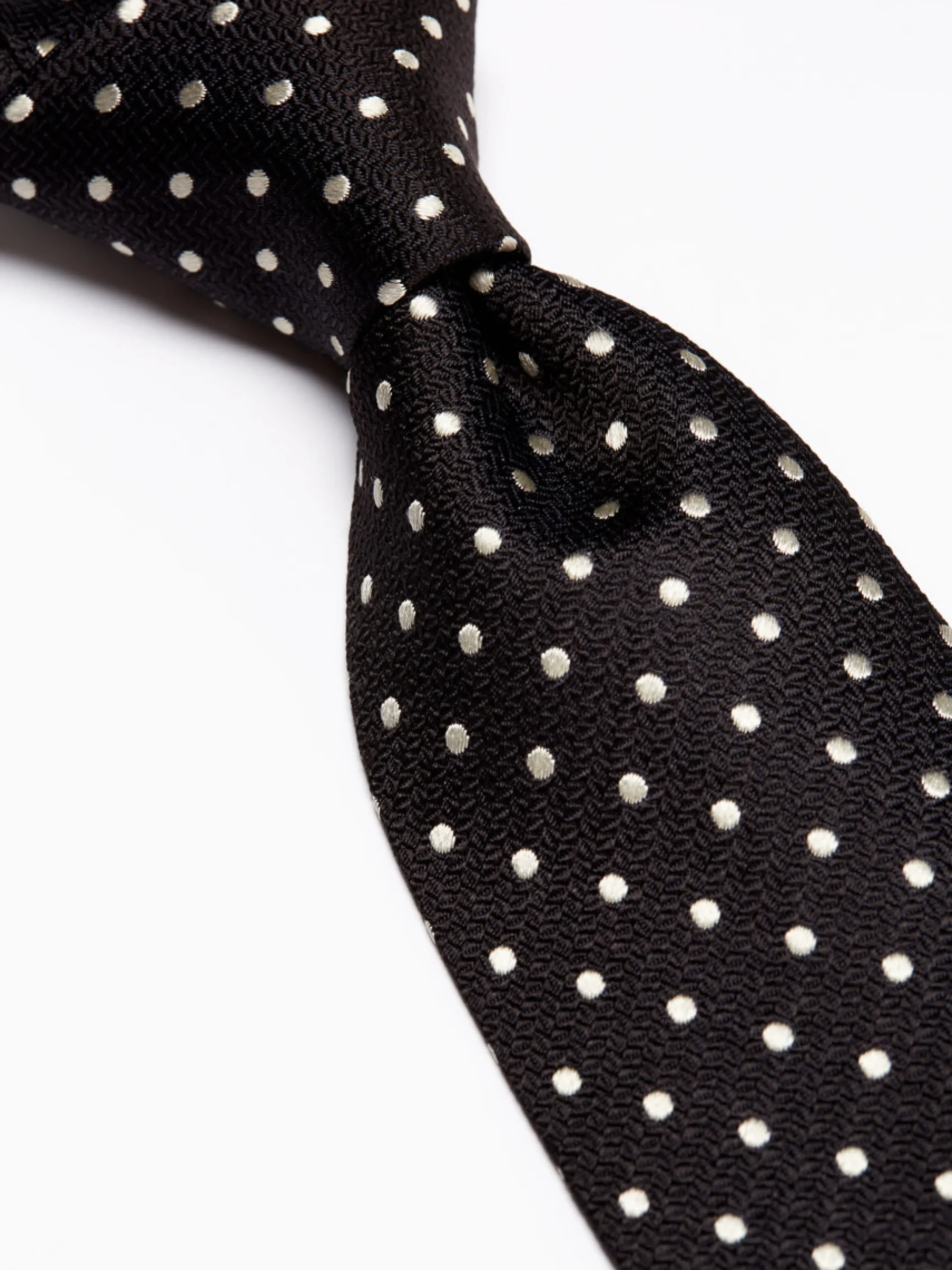 Favourbrook Black Pickwick Silk Tie- Groomswear | Ties