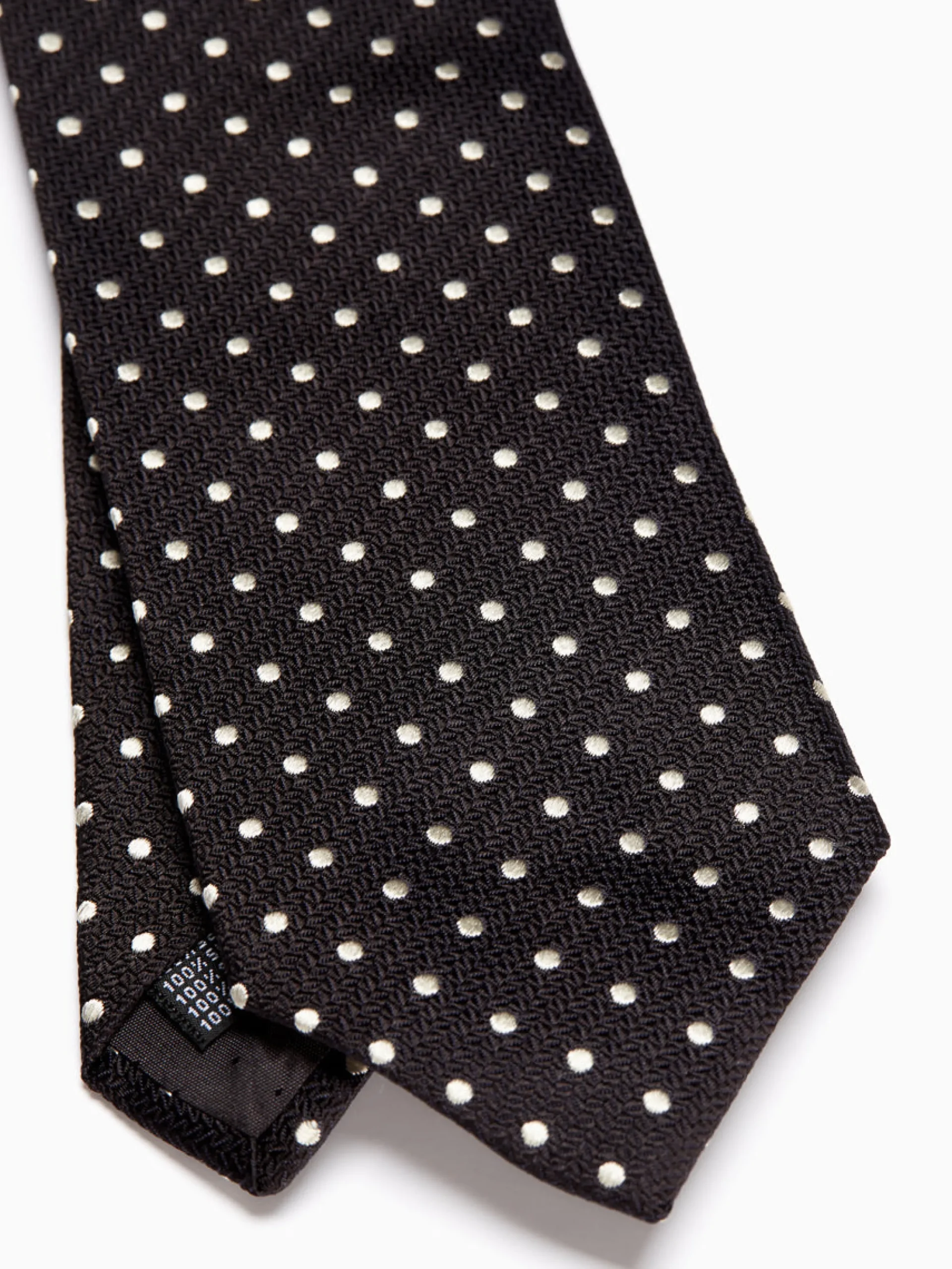 Favourbrook Black Pickwick Silk Tie- Groomswear | Ties