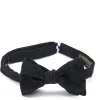 Favourbrook Black Trilogy Silk Bow Tie- Bow Ties