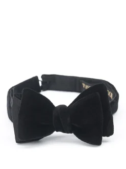 Favourbrook Black Velvet Bow Tie- Bow Ties
