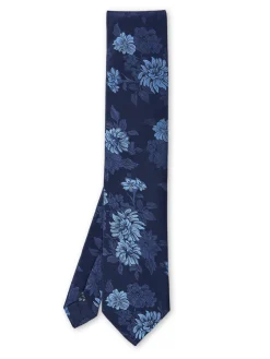 Favourbrook Blue Bourgainville Silk Tie- Ties