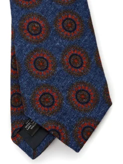 Favourbrook Blue Chaldon Wool Tie- Ties