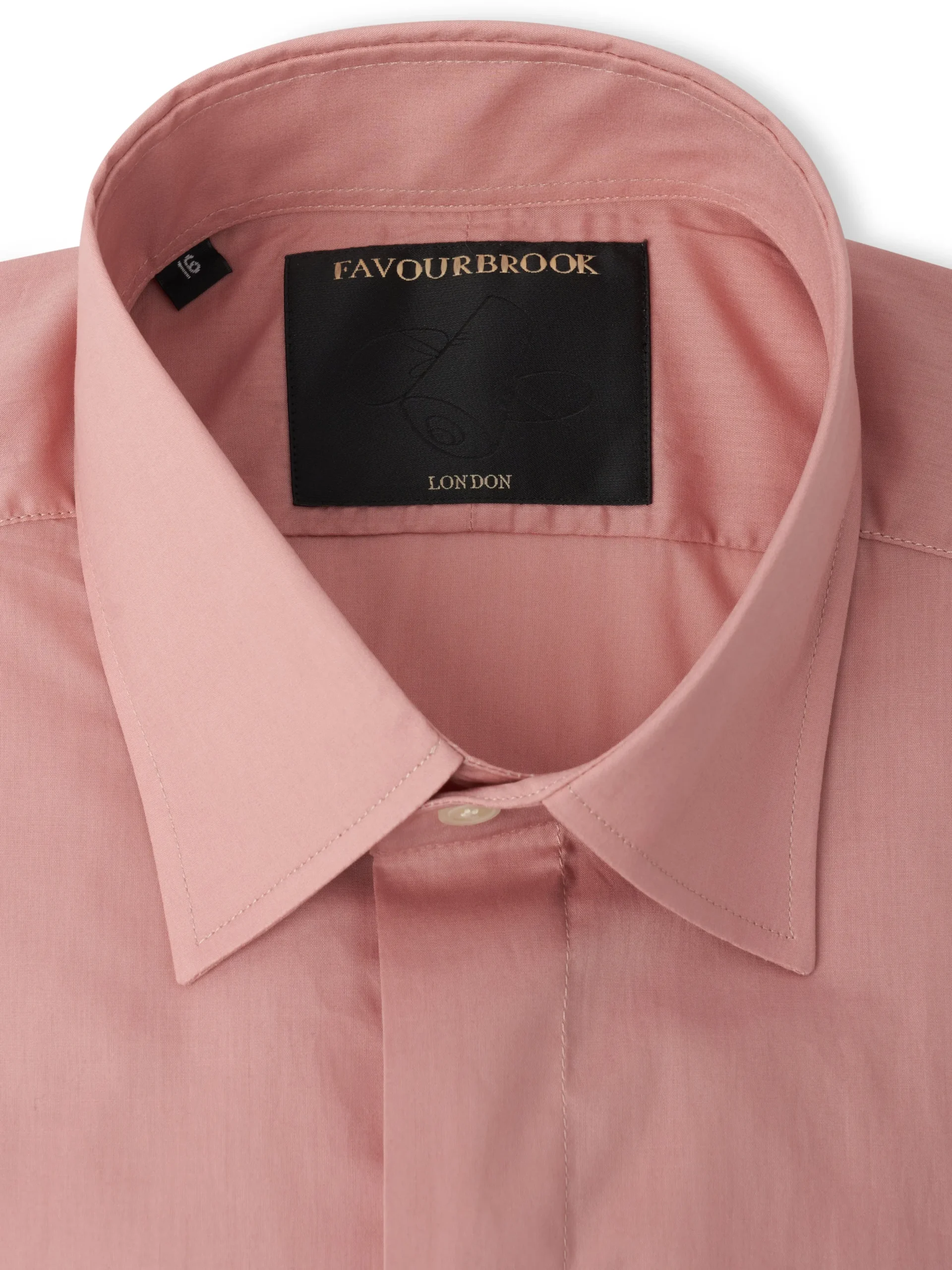 Favourbrook Blush Pink Stanfield Cotton Gatsby Shirt- Shirts