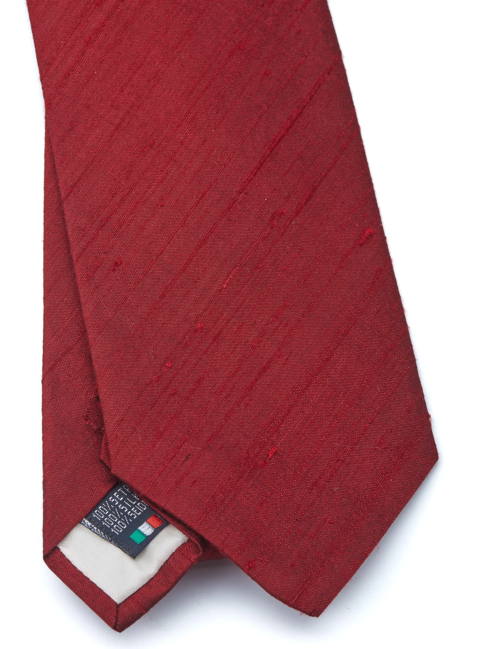 Favourbrook Burgundy Douppion Silk Tie- Ties