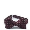 Favourbrook Burgundy Pickwick Silk Bow Tie- Bow Ties