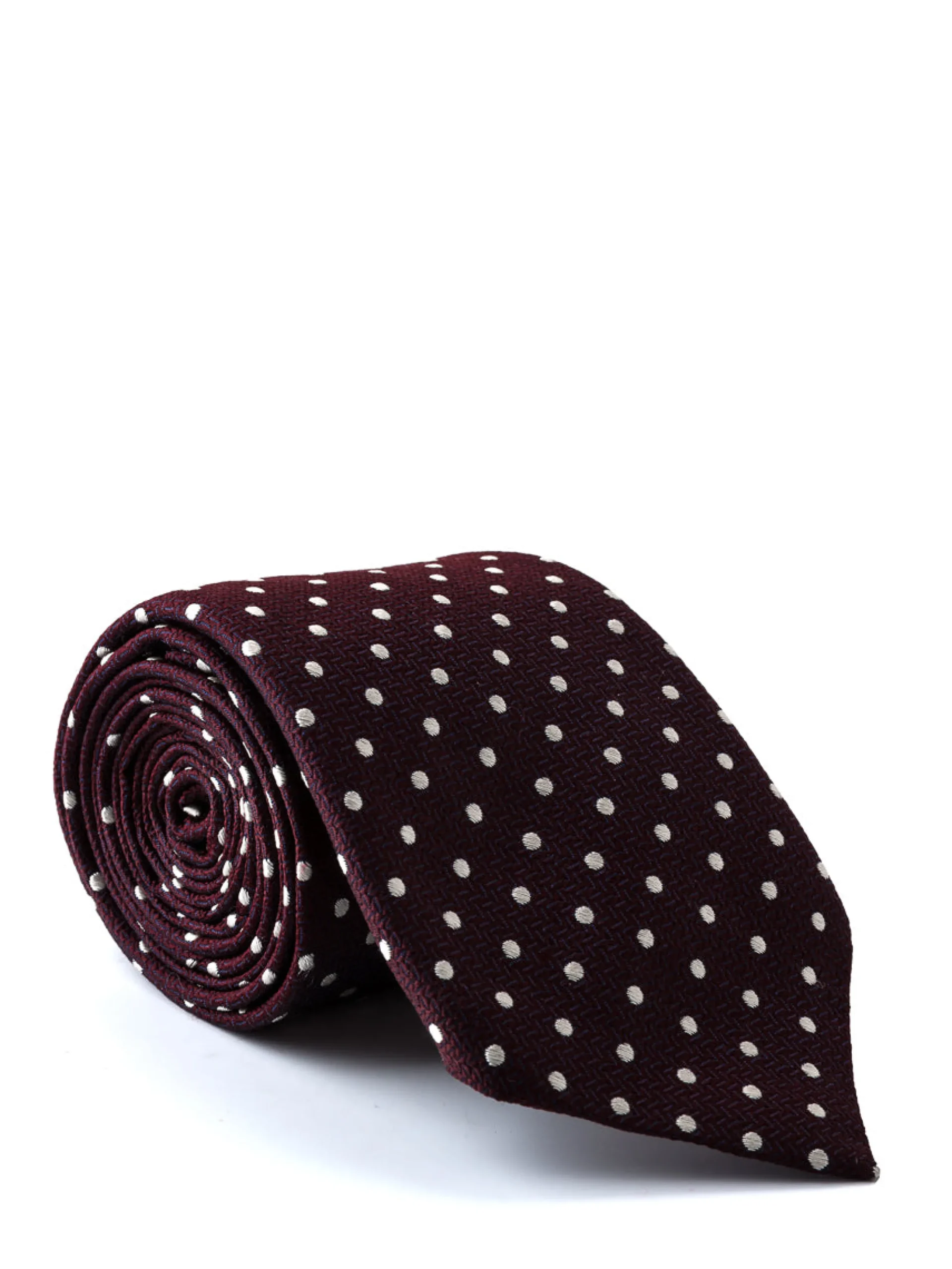Favourbrook Burgundy Pickwick Silk Tie- Ties