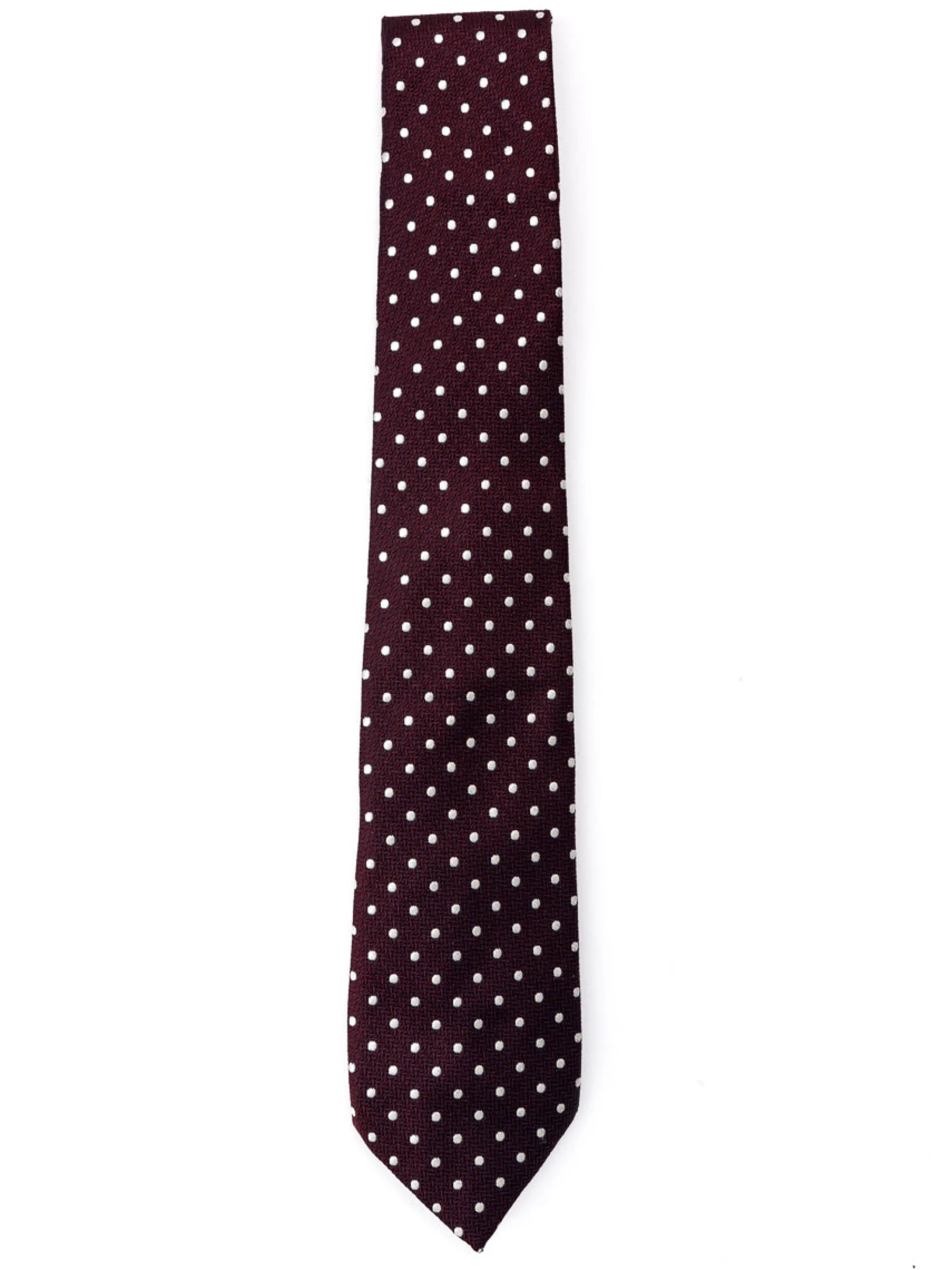 Favourbrook Burgundy Pickwick Silk Tie- Ties