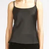 Favourbrook Camisole Bias Top Black Heavy Crepe Satin-Women Eveningwear | Eveningwear