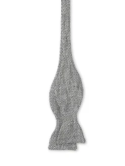 Favourbrook Charcoal Culcross Linen Bow Tie- Bow Ties