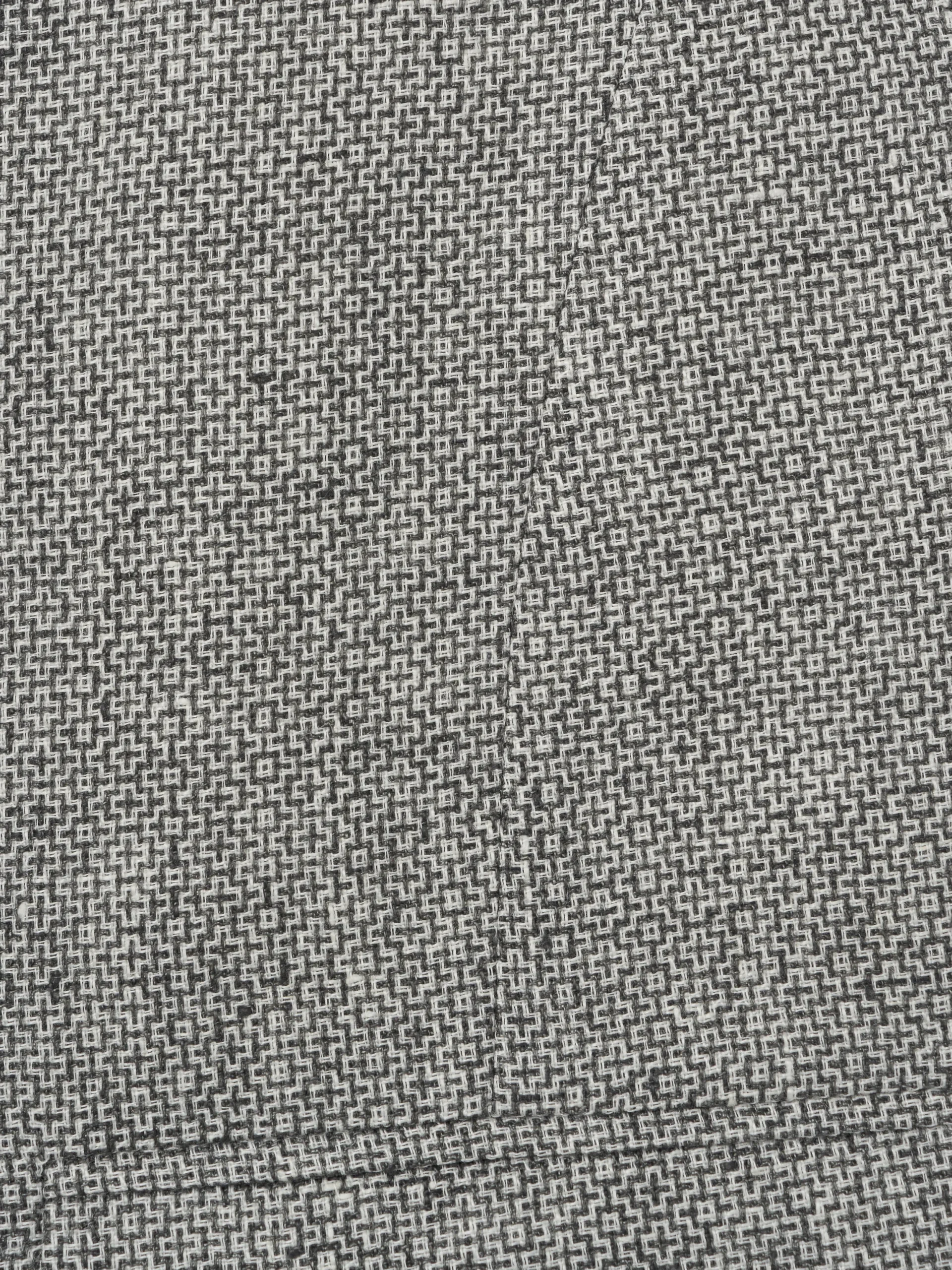 Favourbrook Charcoal Culcross Linen Double Breasted 8 Button Shawl Lapel Waistcoat- Waistcoats | Shawl Lapel Waistcoats