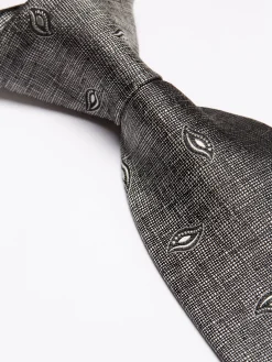 Favourbrook Charcoal Studland Silk Tie- Ties