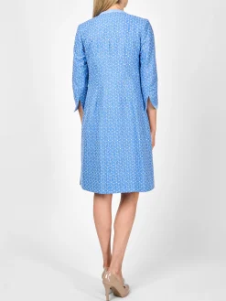 Favourbrook Chelsea Coat Ocean Blue Dudley Linen-Women Jackets & Coats