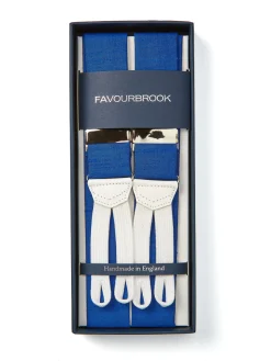 Favourbrook Classic Blue Douppion Braces- Braces