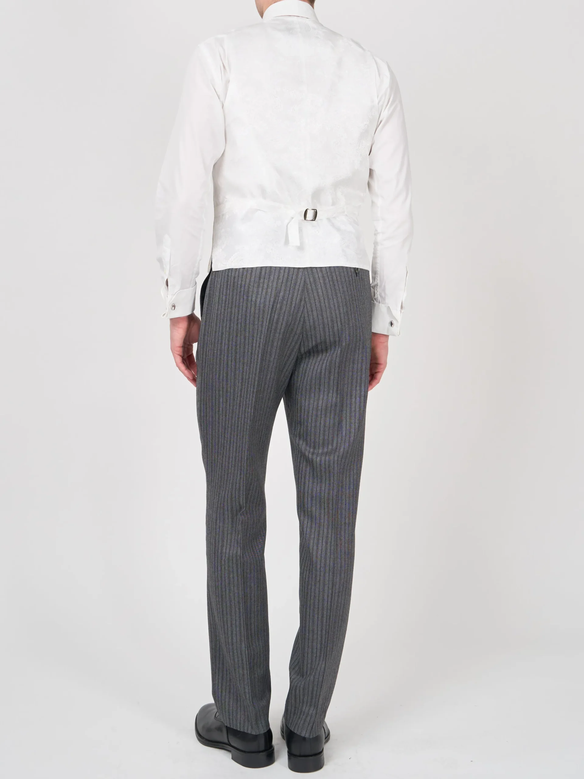 Favourbrook Cream Wetherby Double Breasted 8 Button Shawl Lapel Waistcoat- Waistcoats | Shawl Lapel Waistcoats
