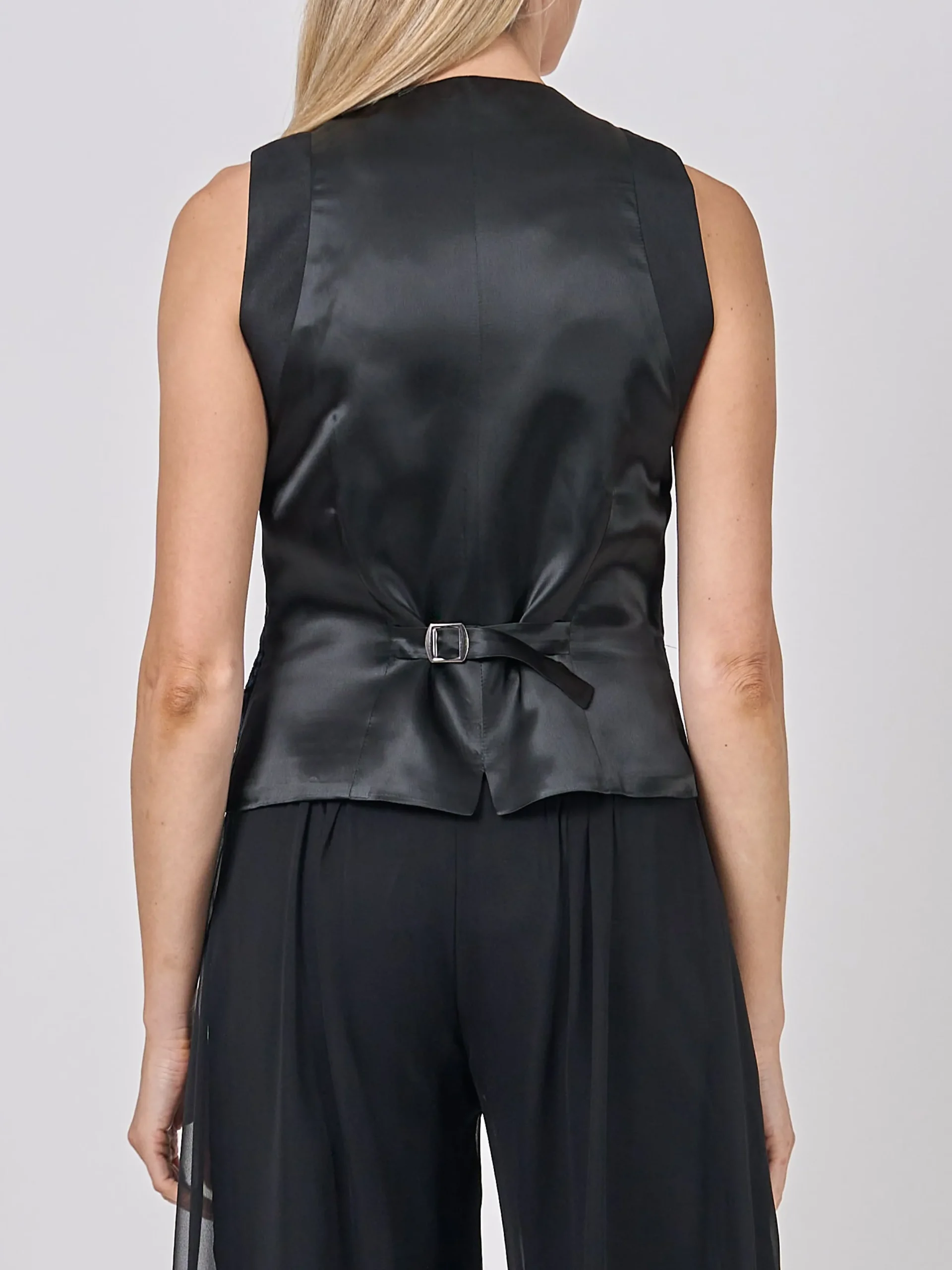 Favourbrook Double-Breasted Black Navy Clyde Silk Velvet-Women Eveningwear | Eveningwear