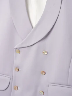 Favourbrook Dukes Lilac Double Breasted 8 Button Shawl Lapel Waistcoat- Wedding Attire | Waistcoats