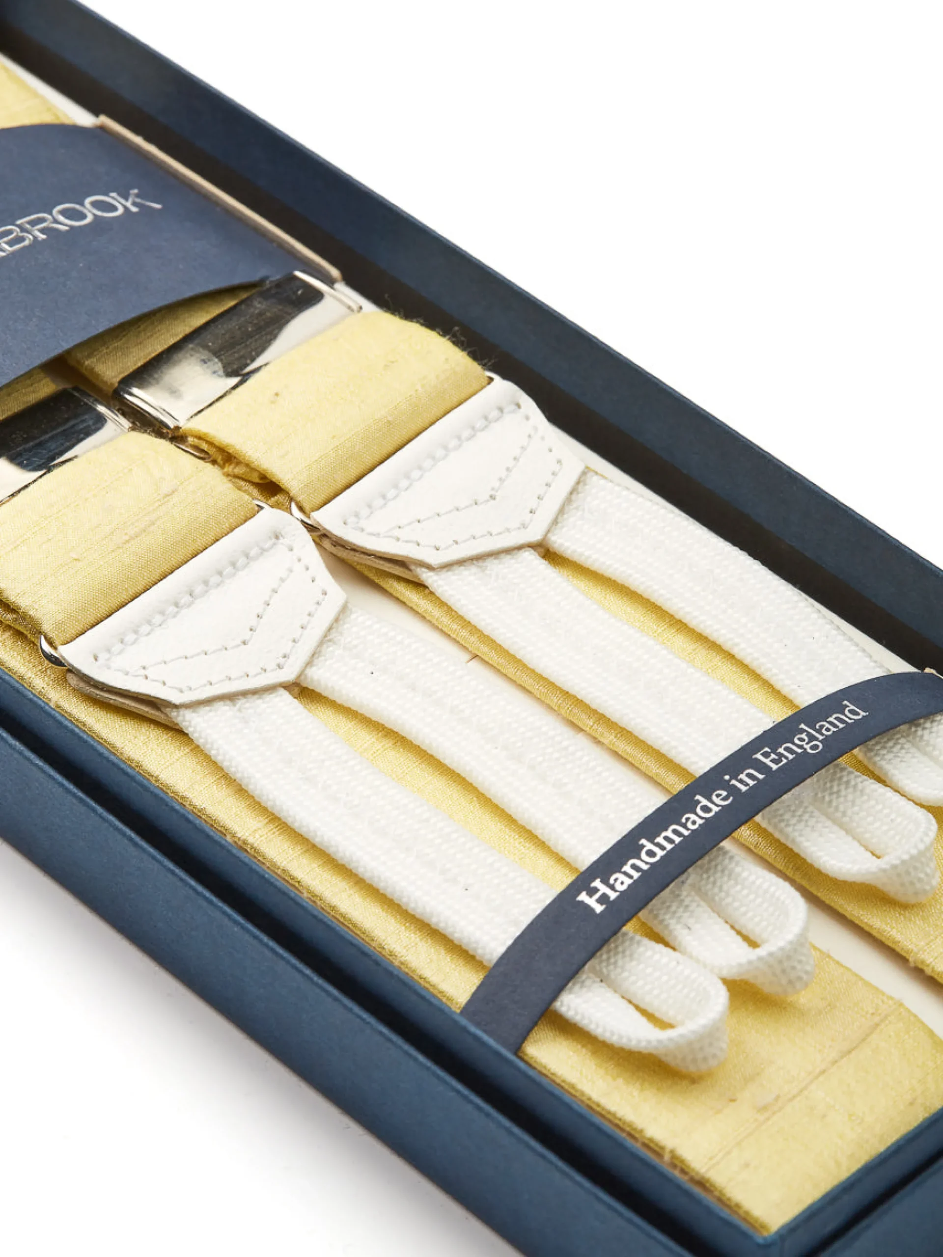 Favourbrook Gold Douppion Silk Braces- Braces