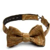 Favourbrook Gold Heathcote Paisley Cotton/Silk Bow Tie- Bow Ties