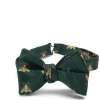 Favourbrook Green Gold Bees Silk Large Party Bow Tie- Bow Ties