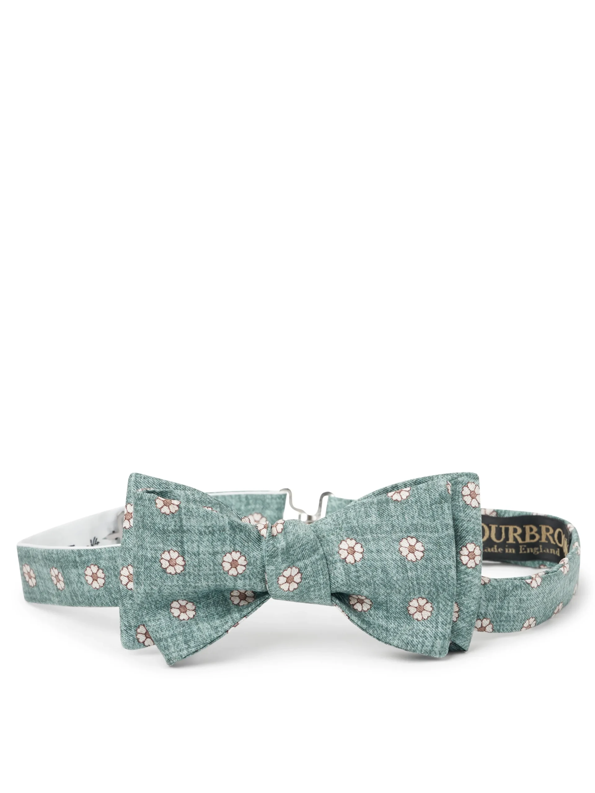 Favourbrook Green Osterley Silk Bow Tie- Bow Ties