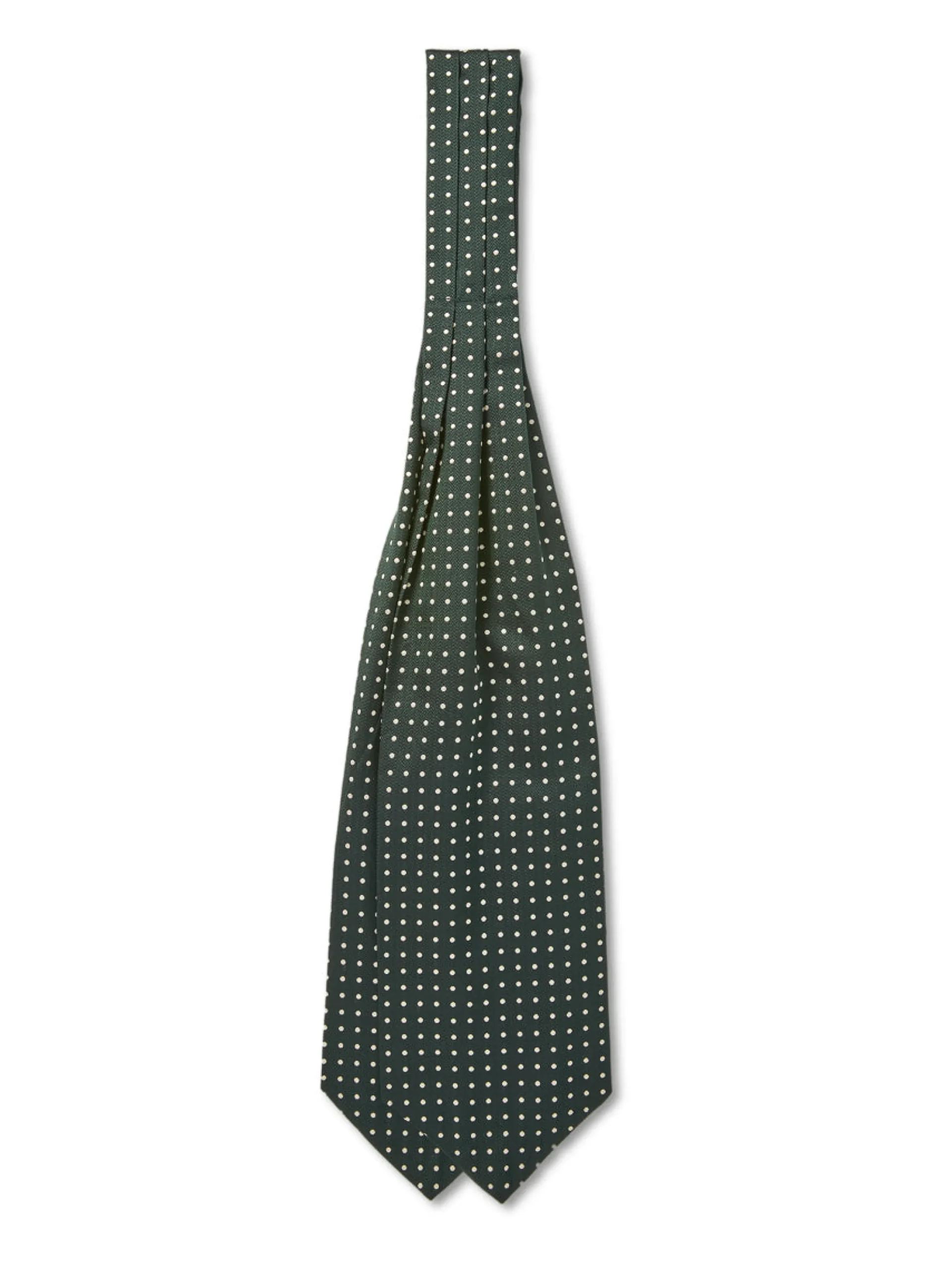 Favourbrook Green Pickwick Silk Cravat- Scarves & Cravats