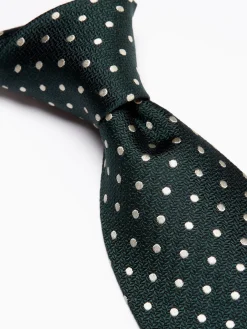 Favourbrook Green Pickwick Silk Tie- Ties