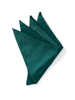 Favourbrook Green Varanasi Silk Pocket Square- Pocket Squares