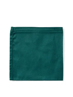 Favourbrook Green Varanasi Silk Pocket Square- Pocket Squares