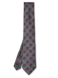 Favourbrook Grey Chartwell Silk Tie- Ties