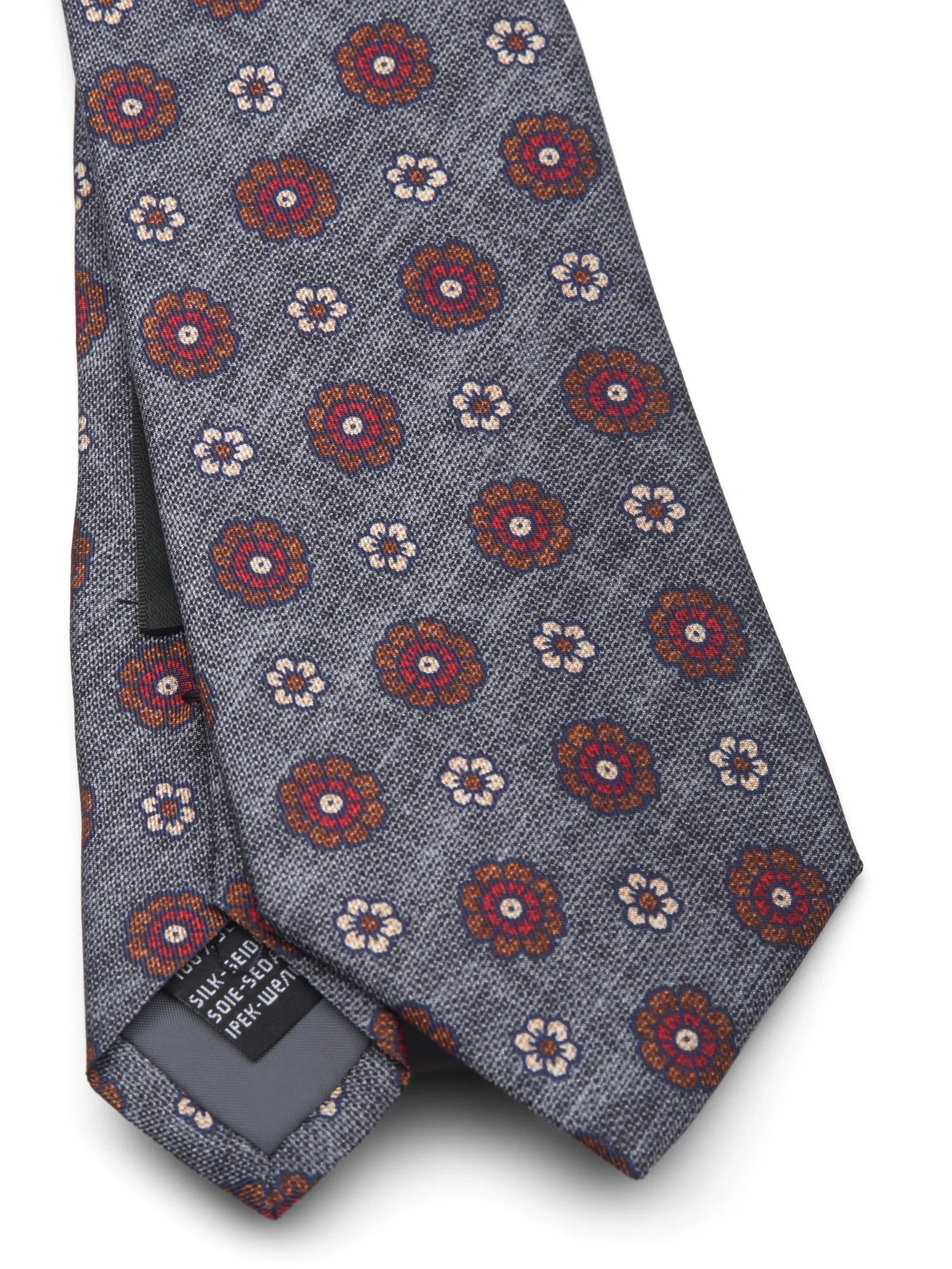 Favourbrook Grey Chartwell Silk Tie- Ties