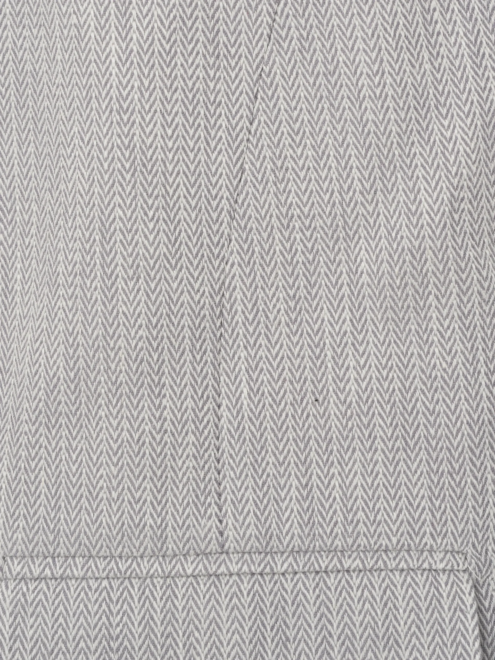 Favourbrook Grey Jeffries Linen Double Breasted 8 Button Shawl Lapel Waistcoat- Waistcoats | Shawl Lapel Waistcoats