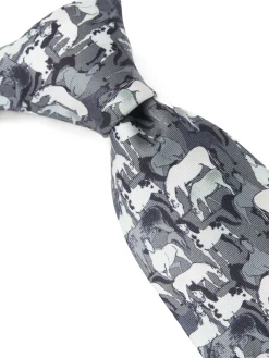 Favourbrook Grey Paddock Tie- Ties