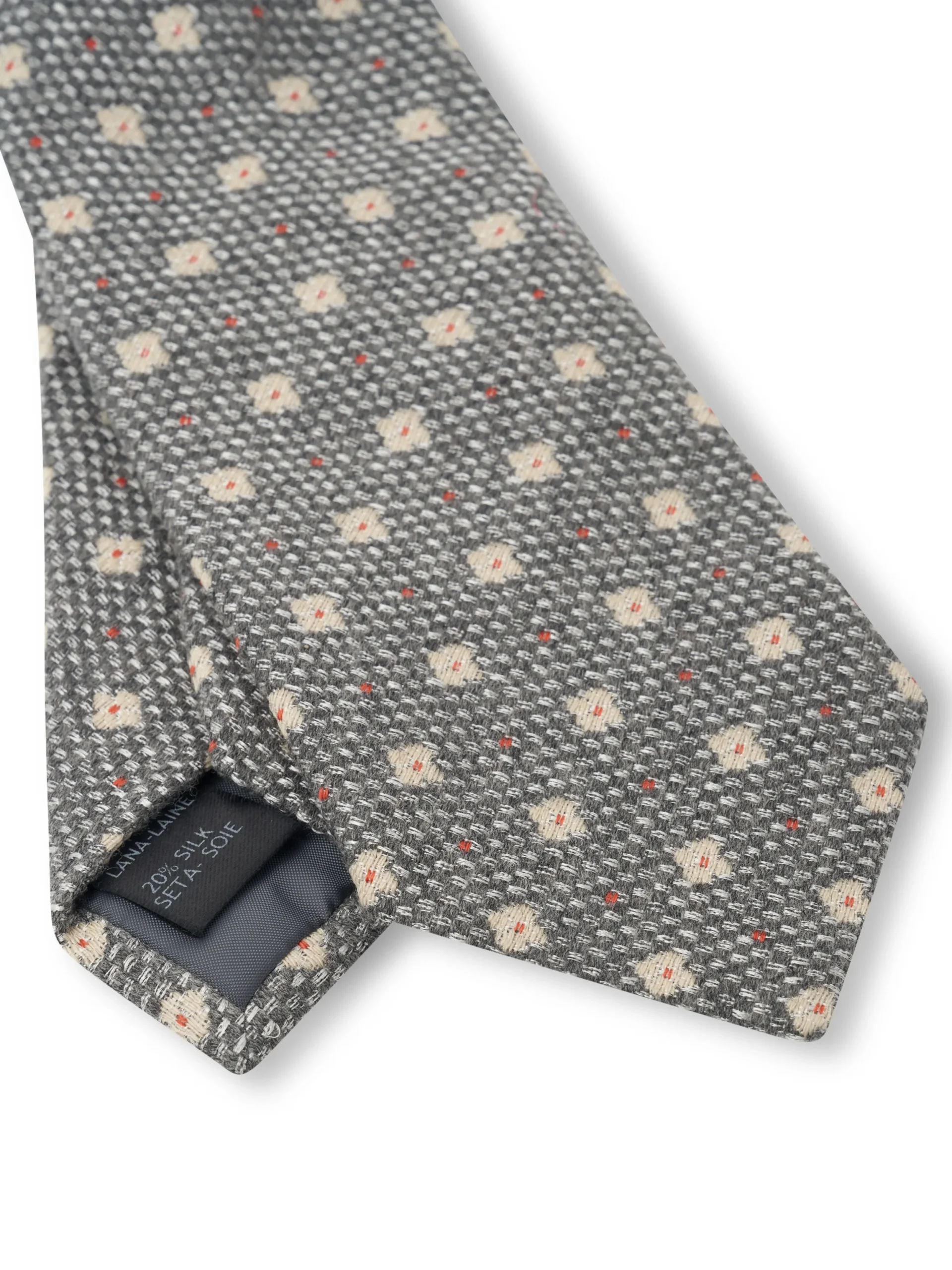 Favourbrook Grey Pryton Wool Tie- Ties