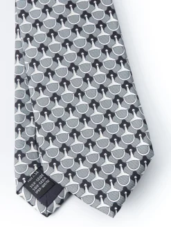 Favourbrook Grey Stirrup Tie- Ties