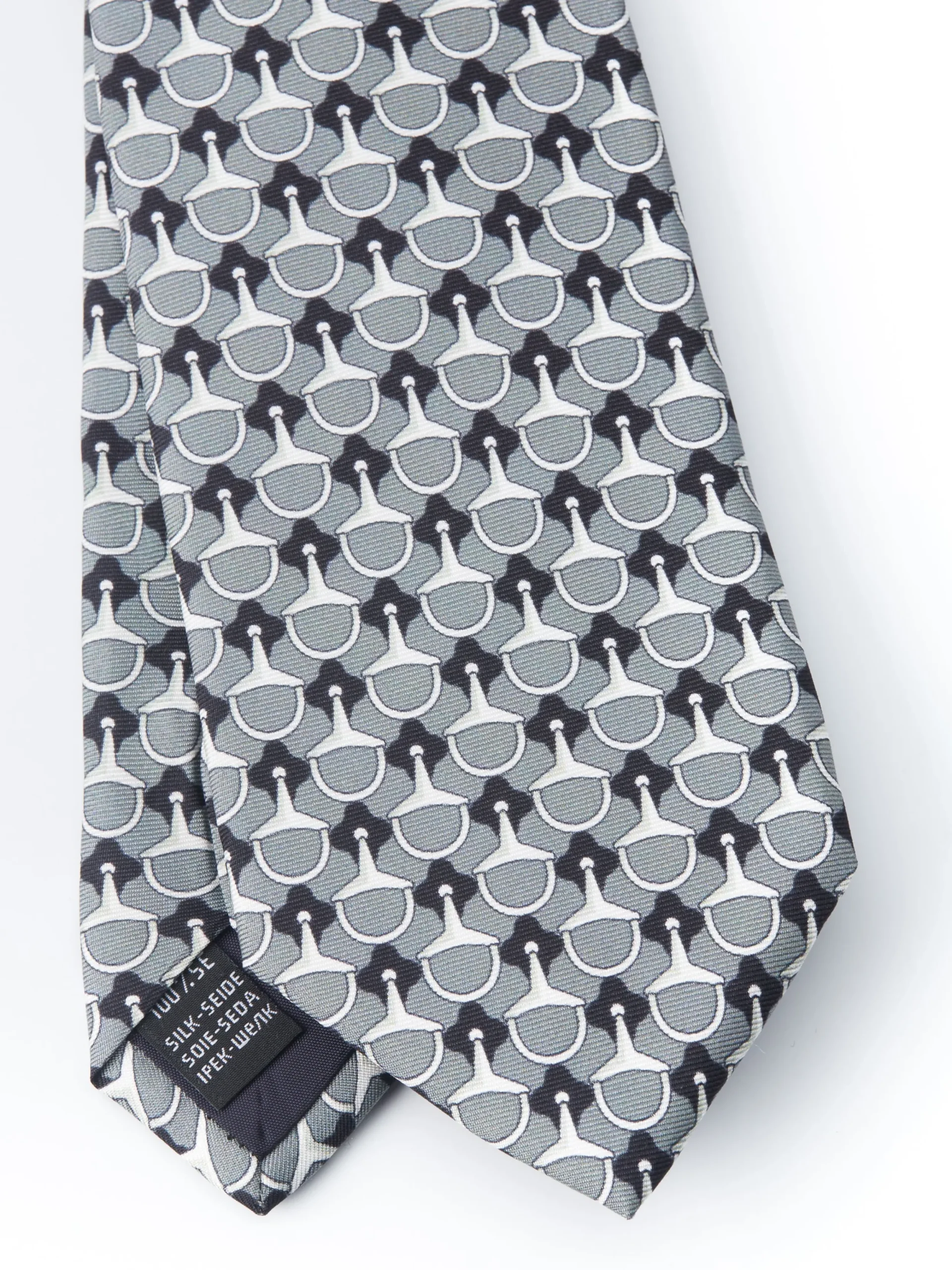 Favourbrook Grey Stirrup Tie- Ties