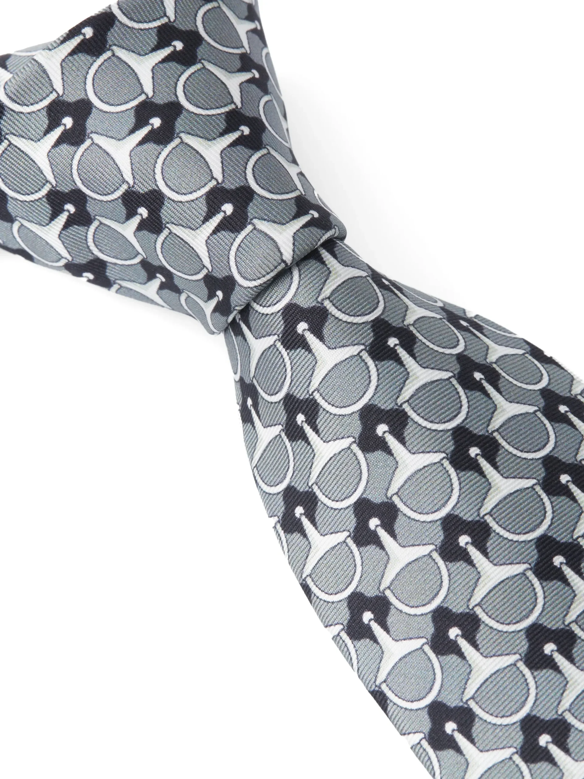 Favourbrook Grey Stirrup Tie- Ties