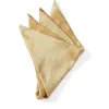 Favourbrook Honey Douppion Silk Pocket Square- Pocket Squares