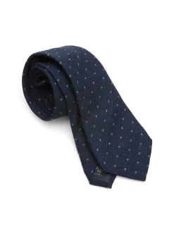 Favourbrook Indigo Blue Beddingham Wool Tie- Ties