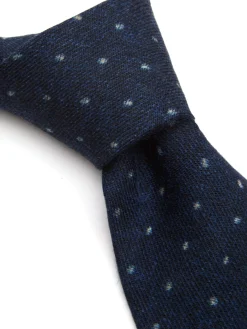 Favourbrook Indigo Blue Beddingham Wool Tie- Ties
