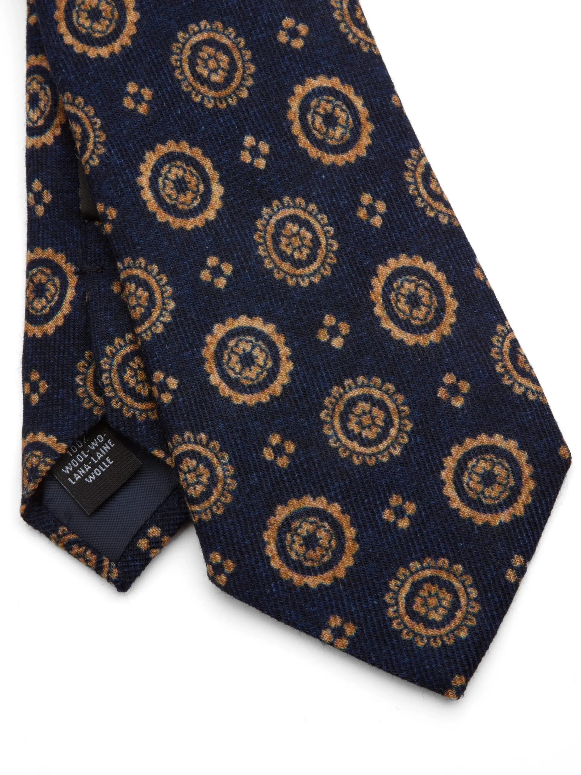 Favourbrook Indigo Blue Wilmington Wool Tie- Ties