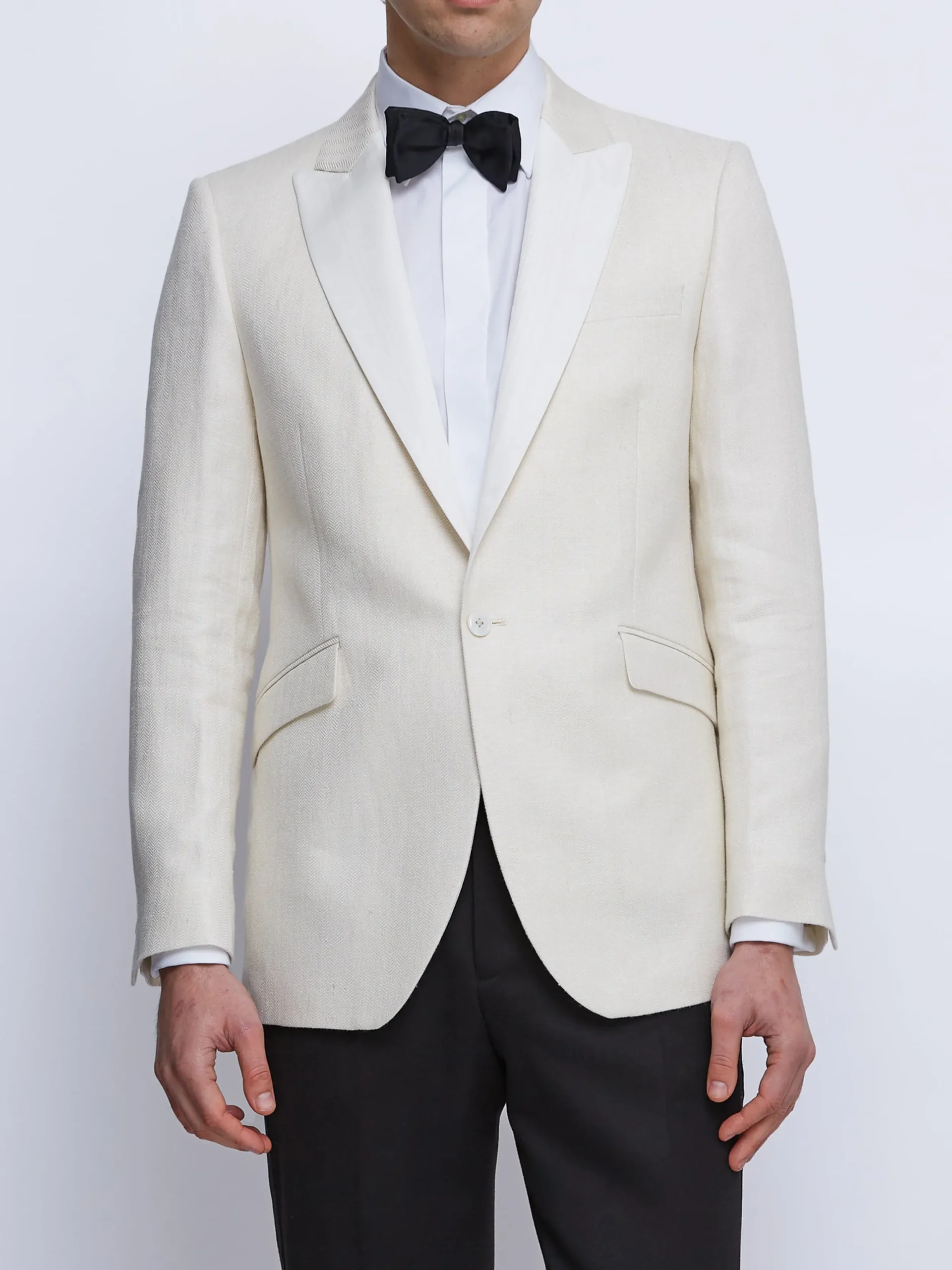 Favourbrook Ivory Randwick Unlined Dinner Jacket- Occasionwear | Dinner Jackets