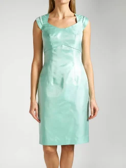 Favourbrook Josephine Dress Aqua Plain Shantung-Women Mother Of The Bride | Dresses